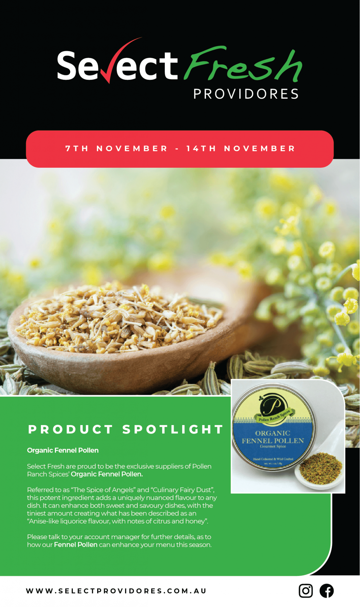 Fresh Select MARKET REPORT 7TH NOVEMBER 2022 - Select Fresh Providores